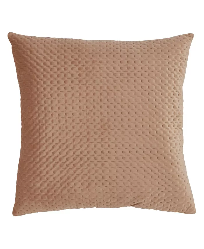 Saro Lifestyle Pinsonic Velvet Decorative Pillow， 18