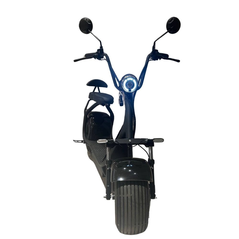 Bicicleta Elétrica Austin 1000w Sem Cnh Moto Scooter - Cor: Preto