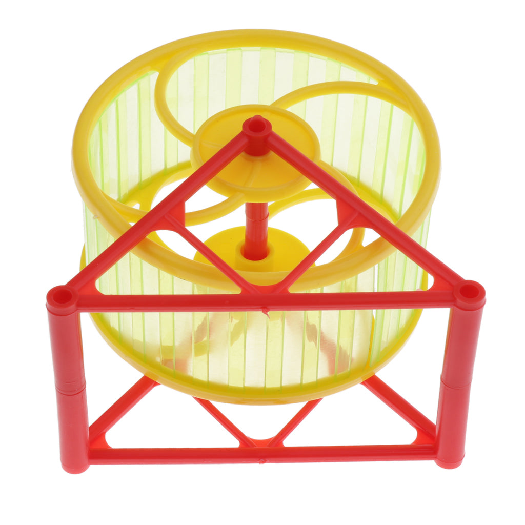 Exercise Jogging Running Wheel Toy Gerbils， Rats， Hamsters， Small Animals - Green