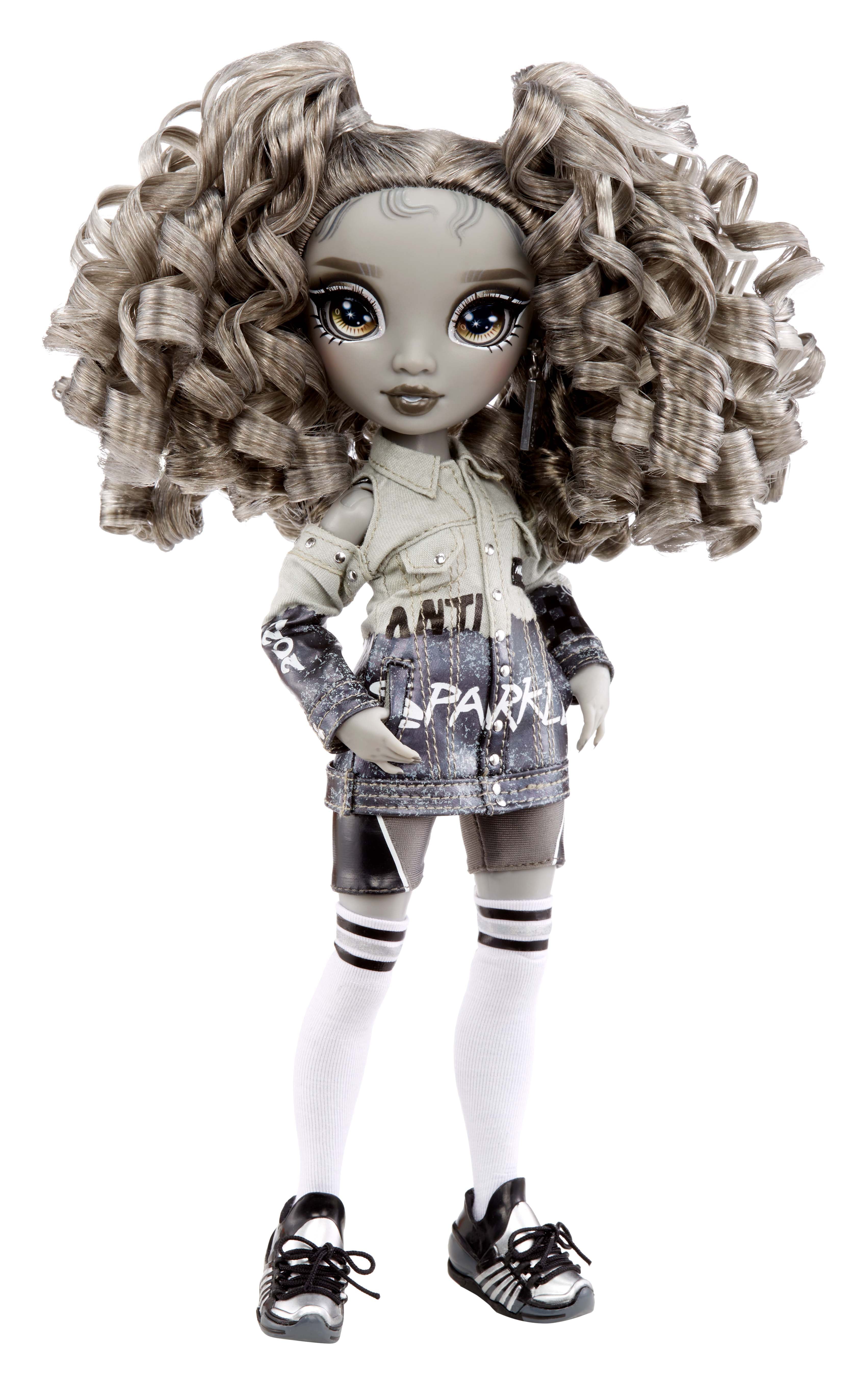 Shadow High Series 1 Nicole Steel- Grayscale Fashion Doll. 2 Titanium Designer Outfits to Mix & Match with Accessories, Great Gift for Kids 6-12 Years Old and Collectors