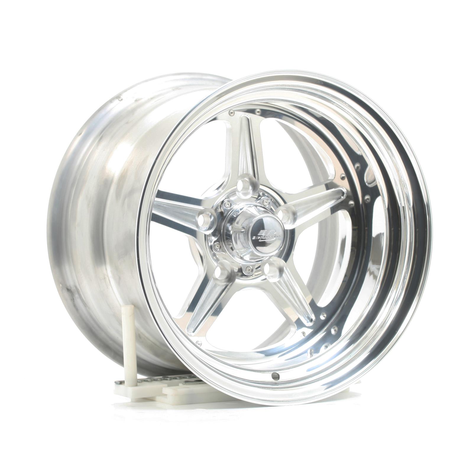 Billet Specialties RS035106155N Billet Specialties Street Lite Polished Wheels