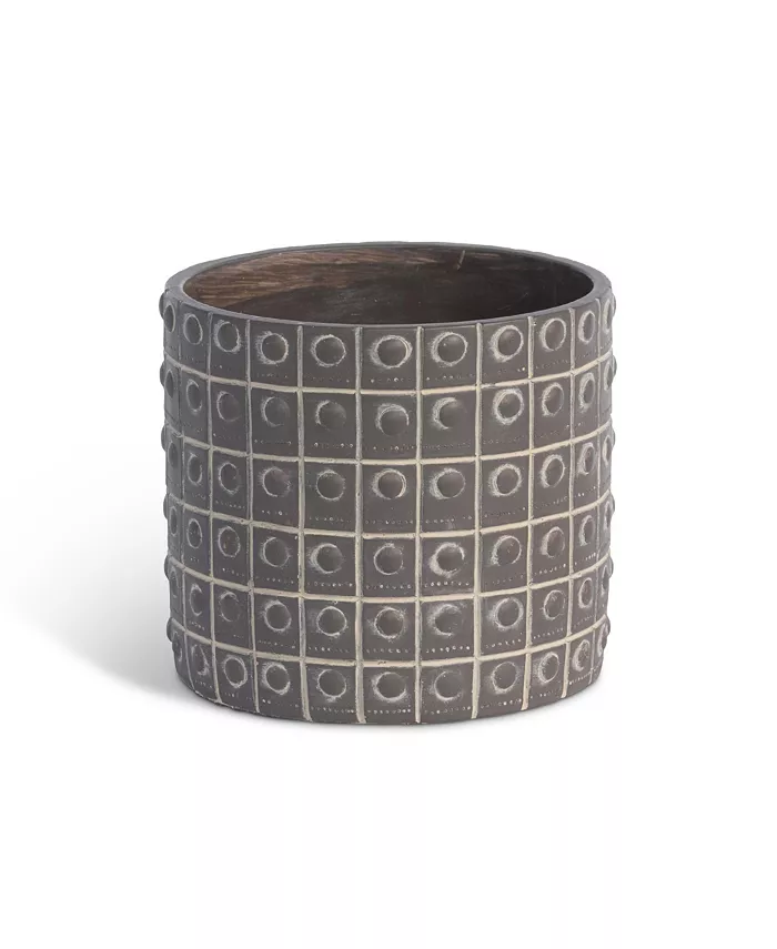 Park Hill Collection Rivet Pattern Pot Large