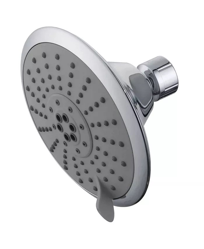 Kingston Brass Showerscape 5 Function 5-Inch 1.75GPM ABS Shower Head with ABS Bal-Jnt in Polished Chrome