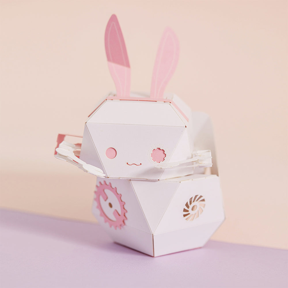 ROBOTRY Moving Paper Robots Making Kit， Assi | Slider - Learn Very Basic 5 Robot Mechanisms