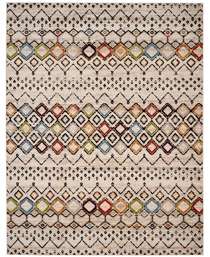 Safavieh Amsterdam 108 Ivory and Multi Sisal Weave Rug