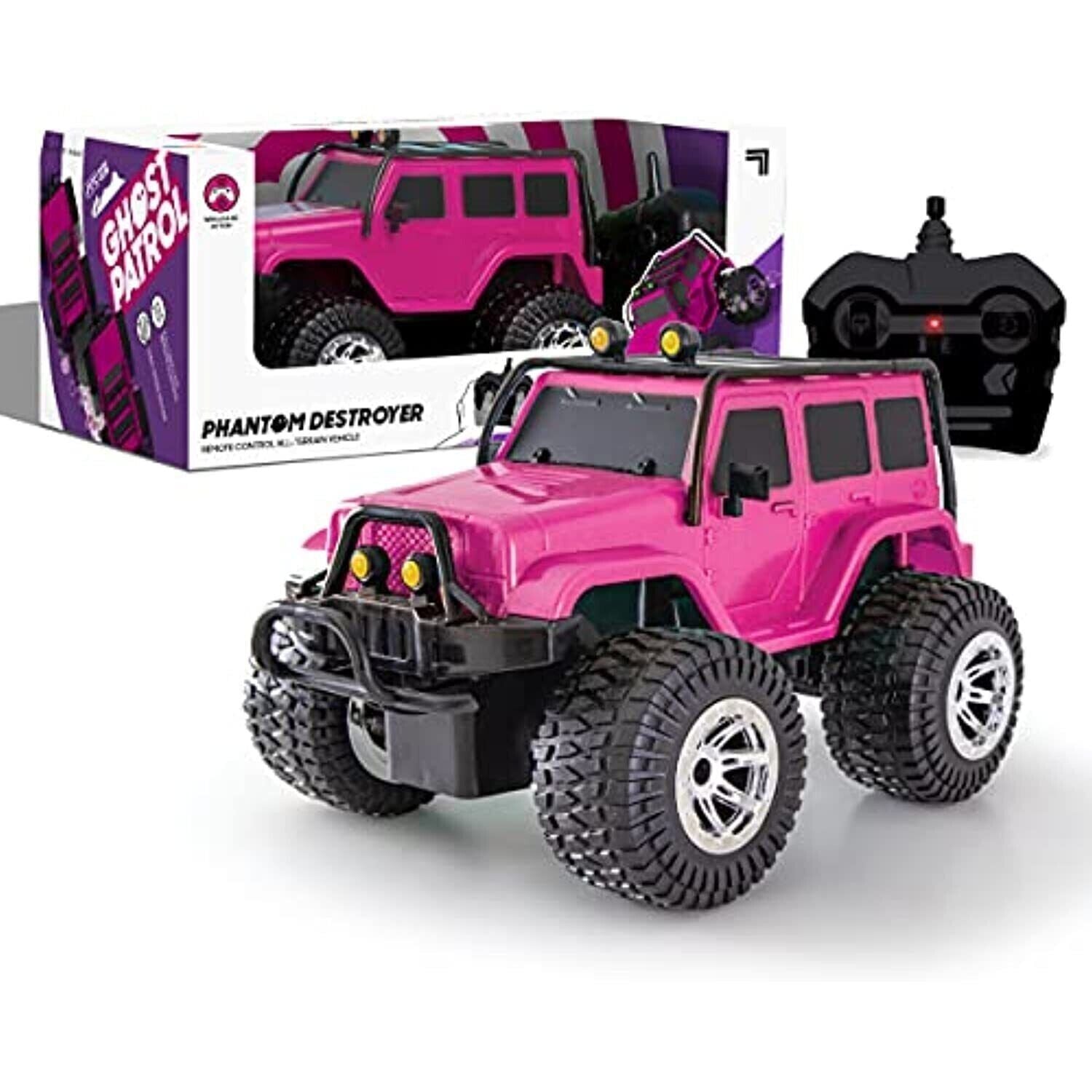 Sharper Image Remote Control All-Terrain Phantom Destroyer Toy Car Pink