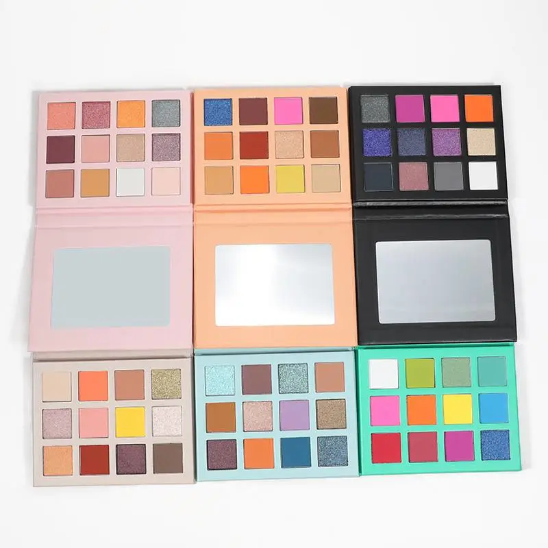 No Logo Private Label High Pigment 12 Color Eyeshadow Palette