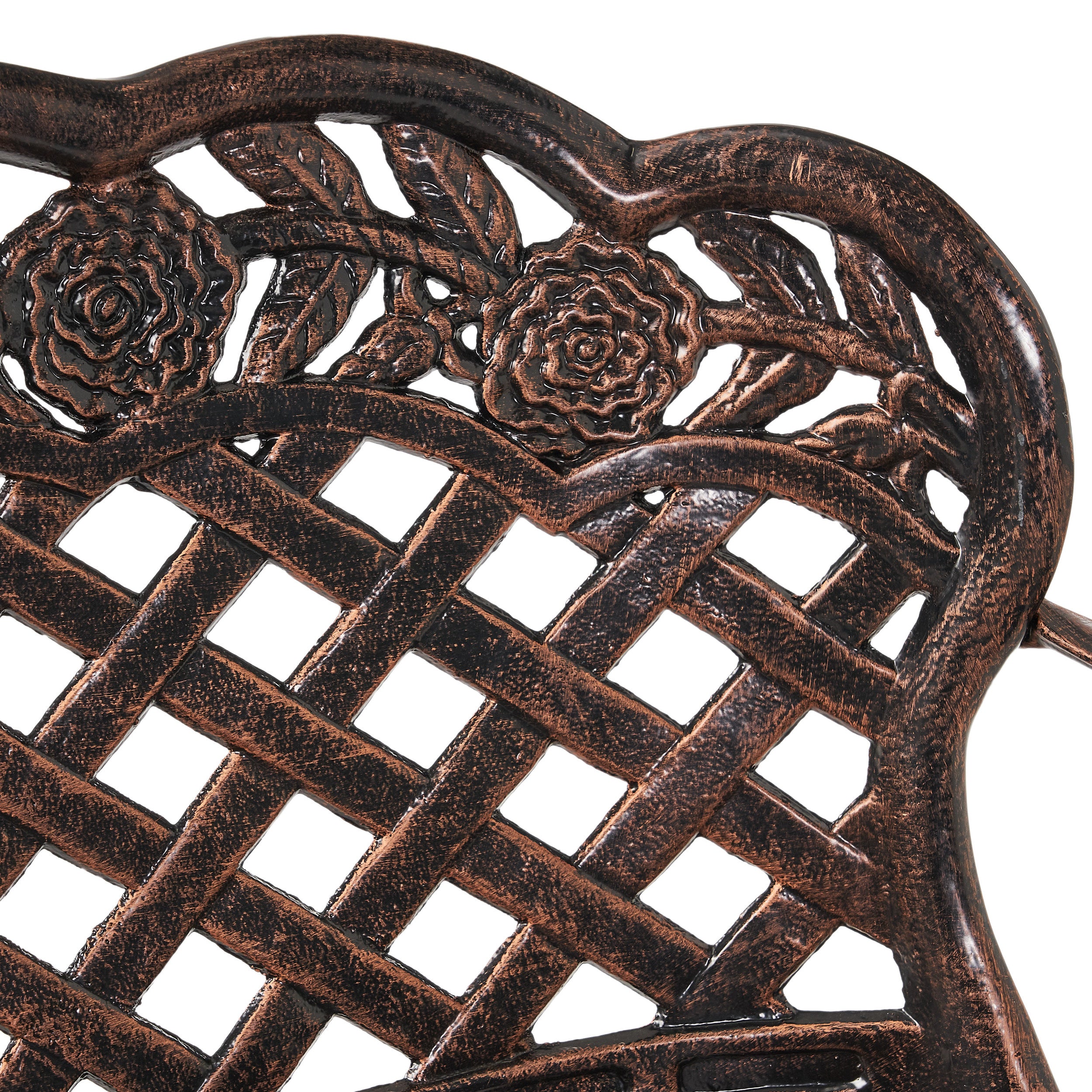 Santa Fe Cast Aluminum Garden Bench