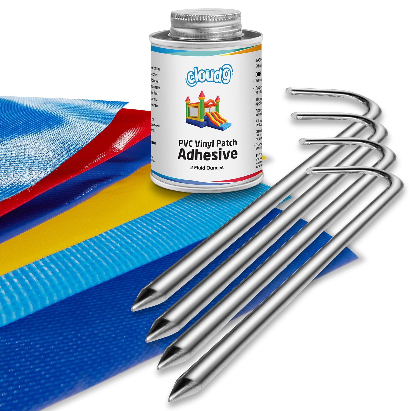 Cloud 9 Commercial Grade Castle Bounce House with Slide - 100% PVC 16' x 17' Bouncer - Inflatable Only