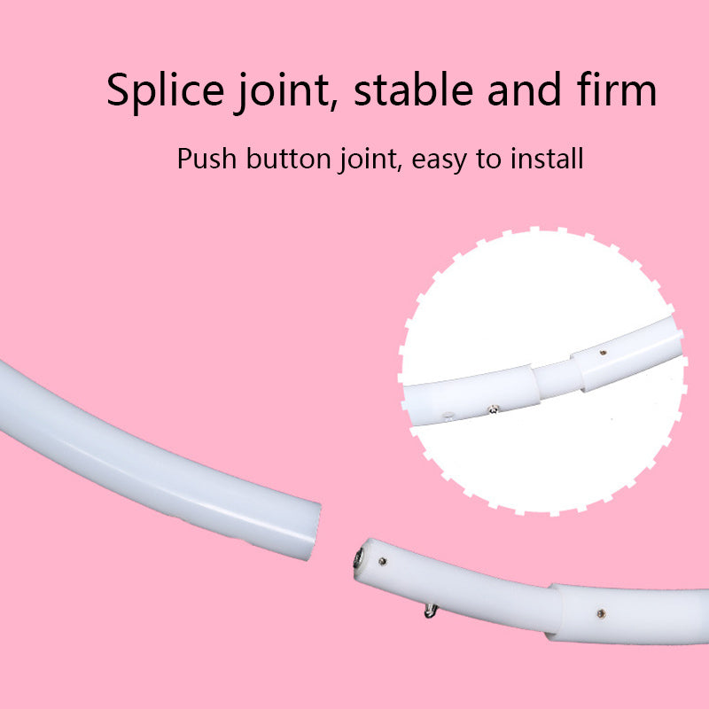 Detachable 10 LED Glowing Sport Hoop Multicolor Hoop Weight Loss Bodybuilding Fitness Hoops For Children Adult