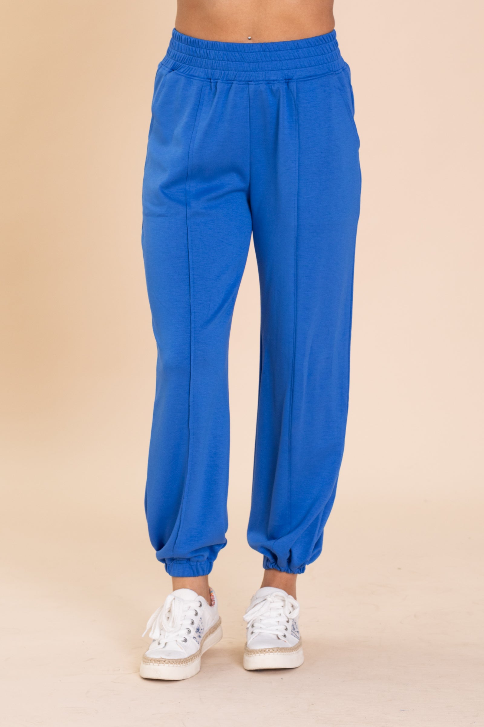 Soft Scuba Joggers With Pockets