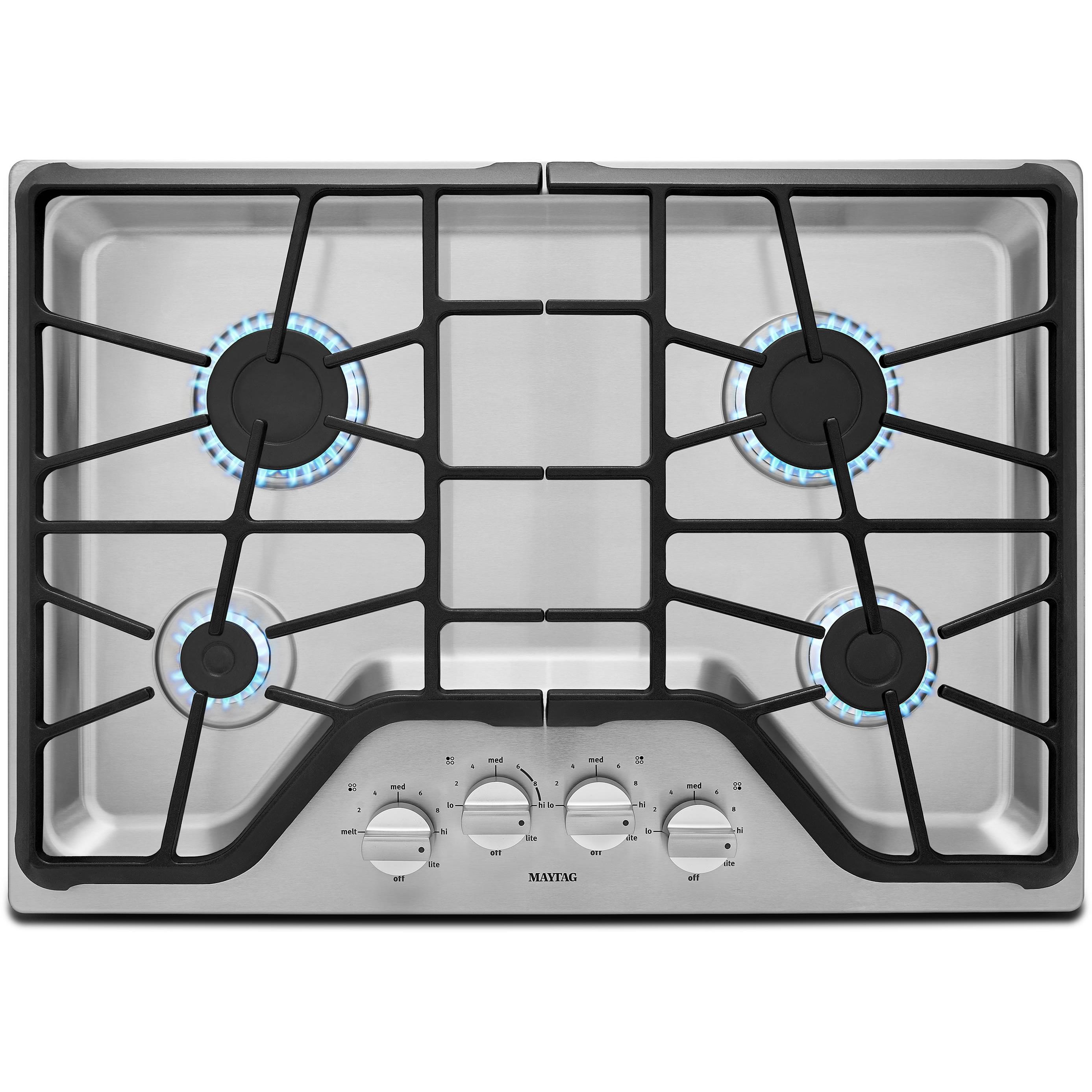 Maytag 30-inch Built-In Gas Cooktop MGC7430DS