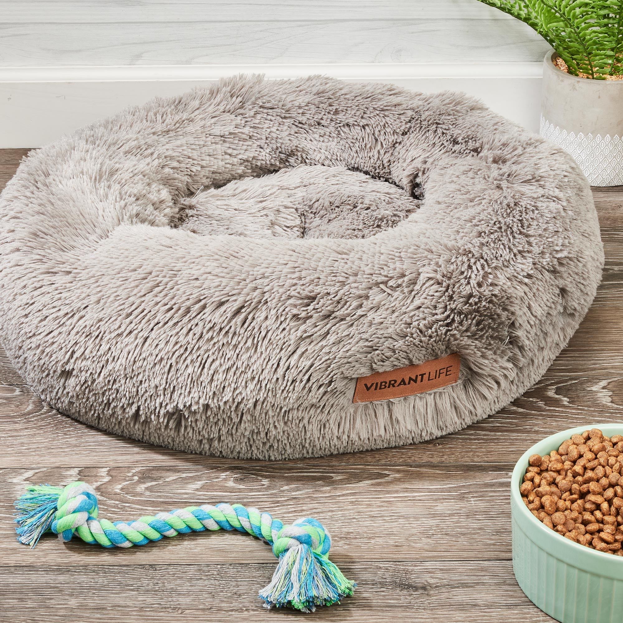 Vibrant Life Plush Donut Bed
