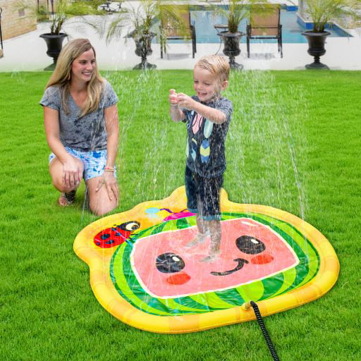 Cocomelon Splash Pad， Colorful Water Sprinkler Toy for Kids