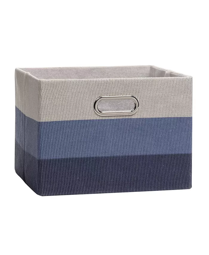 Lambs Ivy Blue Ombre Foldable Collapsible Storage Bin Basket