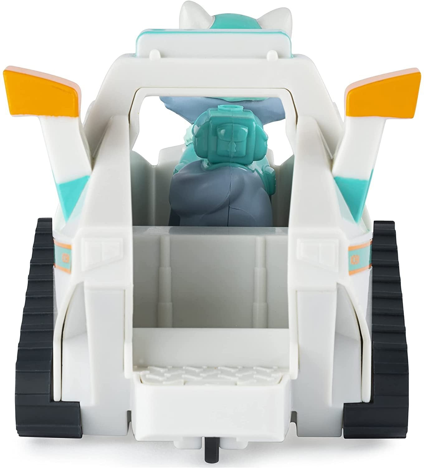 PAW Patrol， Everestâ€™s Snow Plow Vehicle with Collectible Figure， for Kids Aged 3 and Up