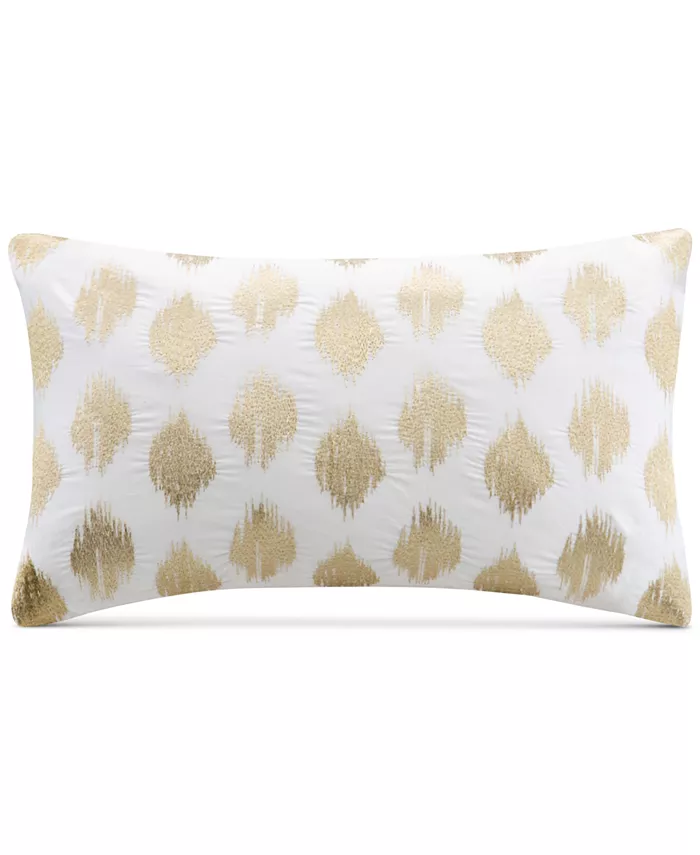 INK+IVY Nadia Dot-Embroidered Decorative Pillow， 12
