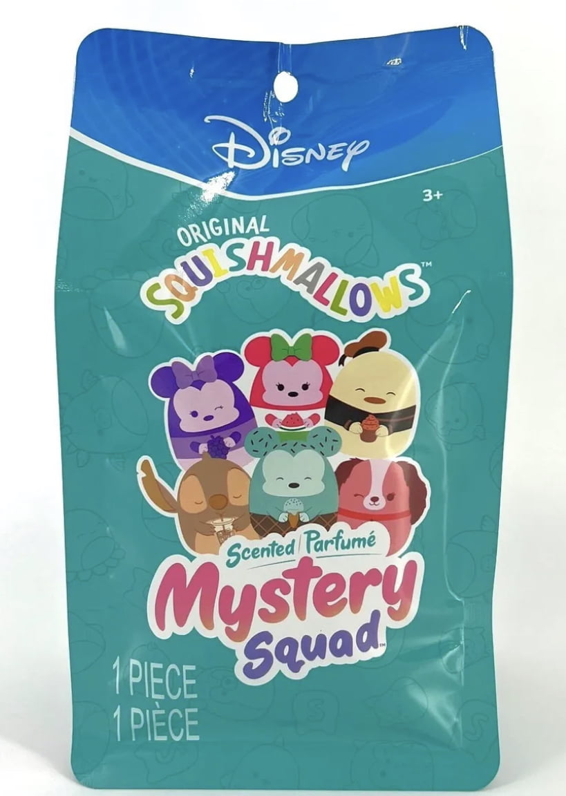 Original Disney Squishmallows 5 Inch Blind Bag Plush Mystery Squad 2023