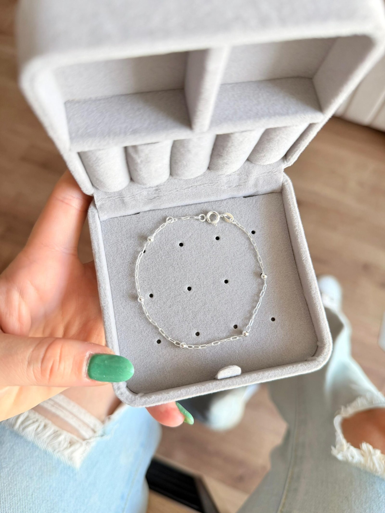 Pulseira Bolinhas (corrente cartie)