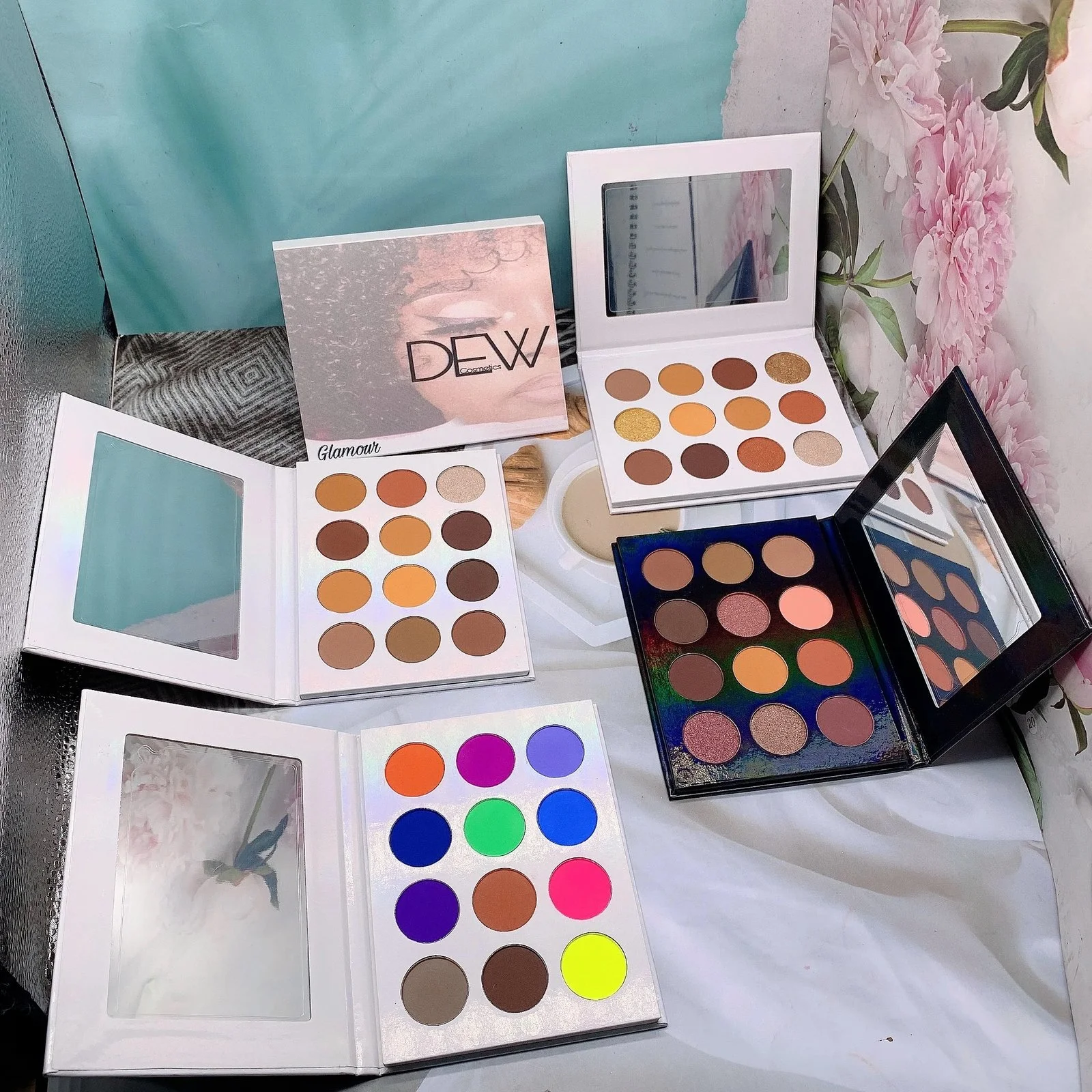 DIY Custom Label High Pigment 12 Color Eyeshadow Palette
