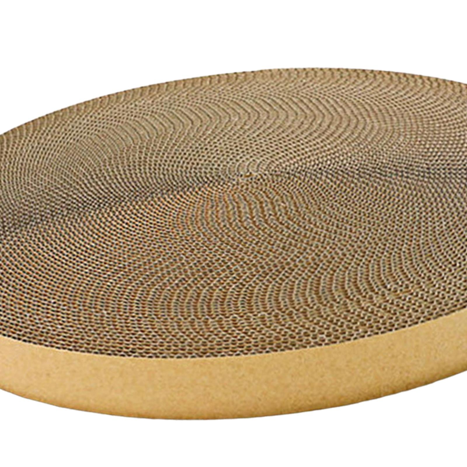 37cm Cat Scratcher Cardboard Scratch Pad Corrugated Scratching Bed Interactive
