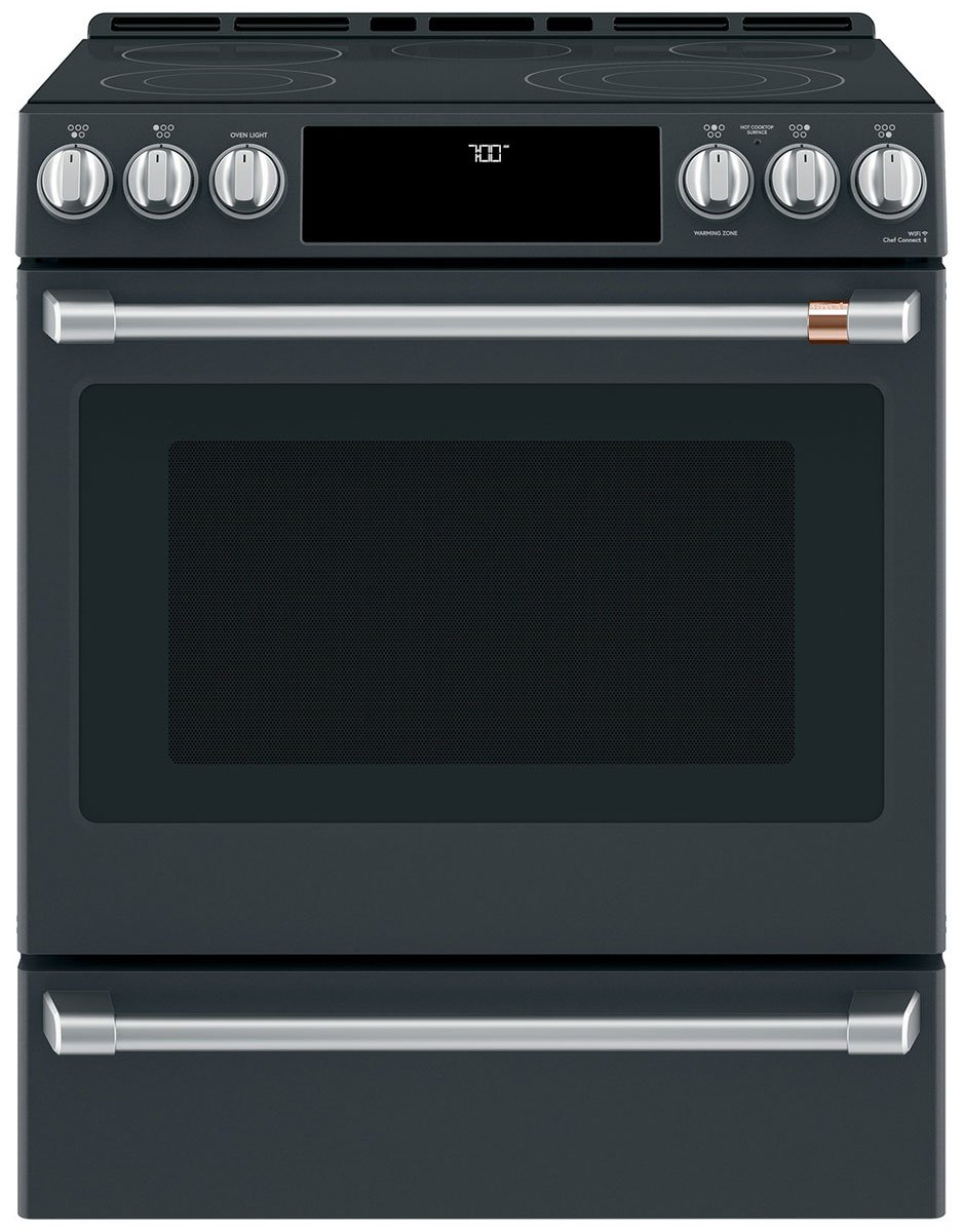 Cafe Brushed Stainless Front Control Electric Knobs And Handles