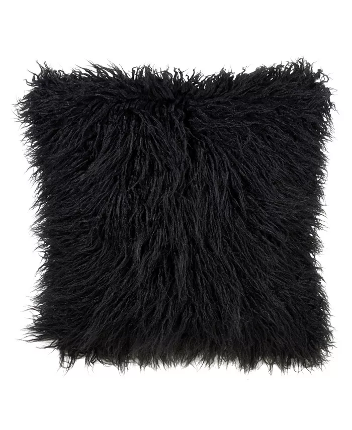Saro Lifestyle Mongolian Throw Pillow