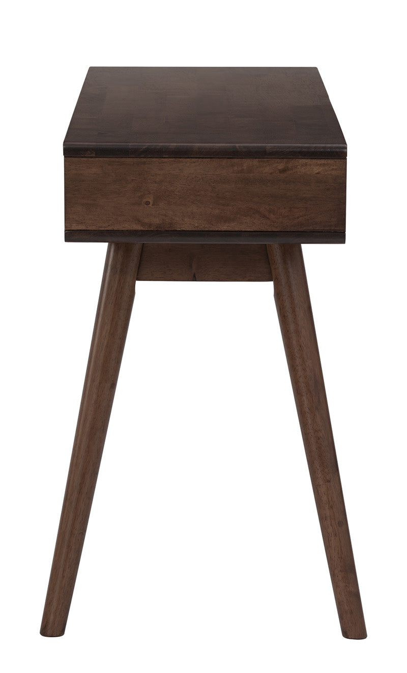 LAMAR Console Table with 2 Drawers 122cm - Walnut