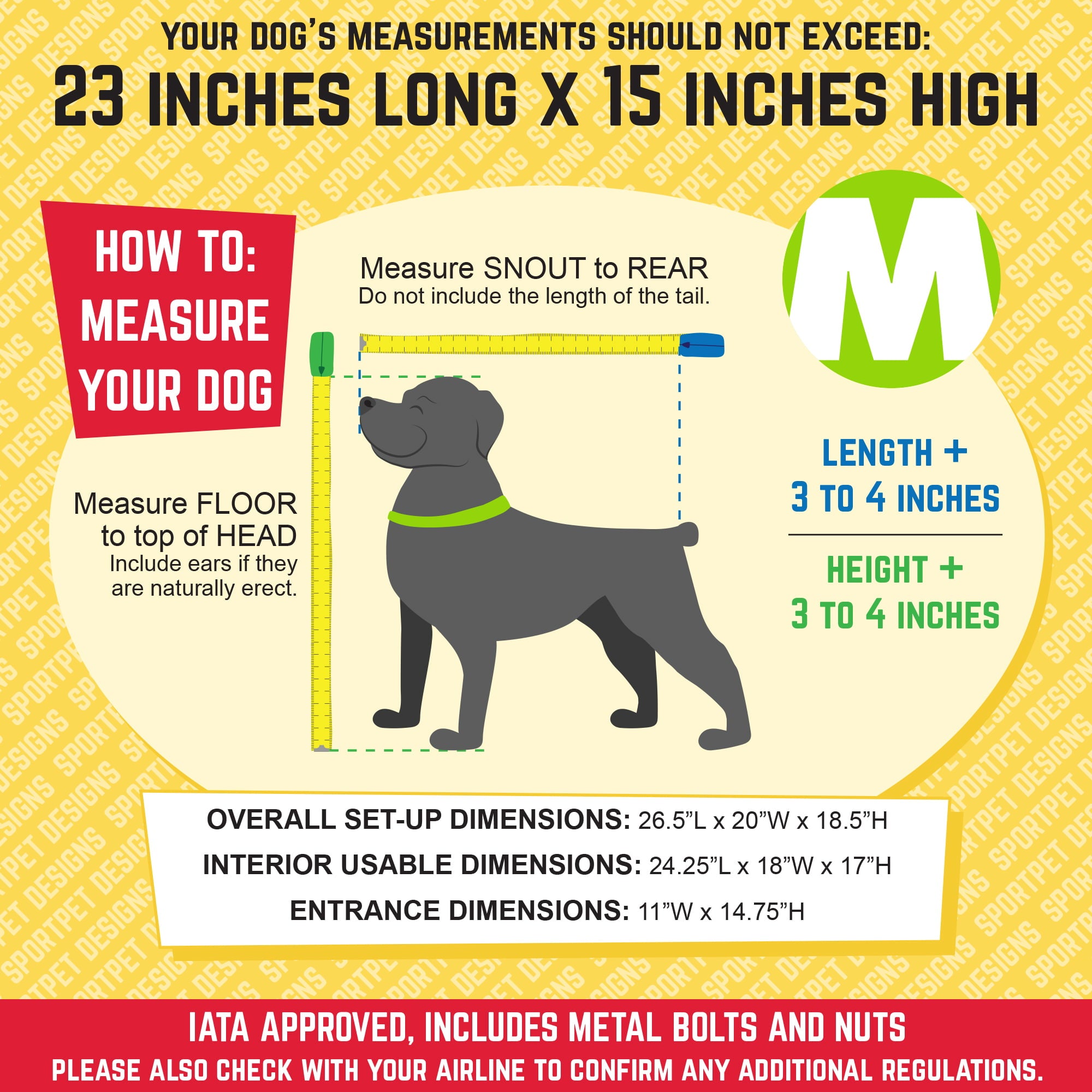 Kennels Direct Premium Plastic Dog IATA Airline Approved Kennel and Travel Crate Carrier with Wheels， Gray， Sizes Small - XXXL