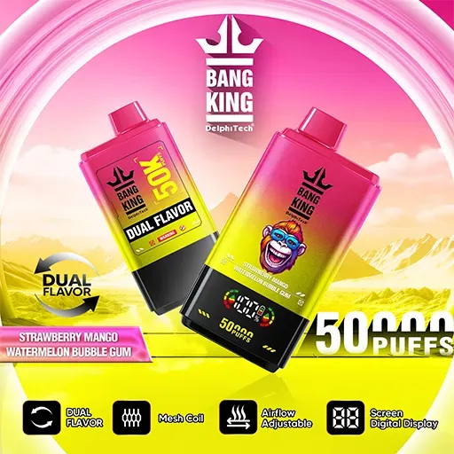 🔥 Bang King 50K Puffs Double Flavours Disposable Vape