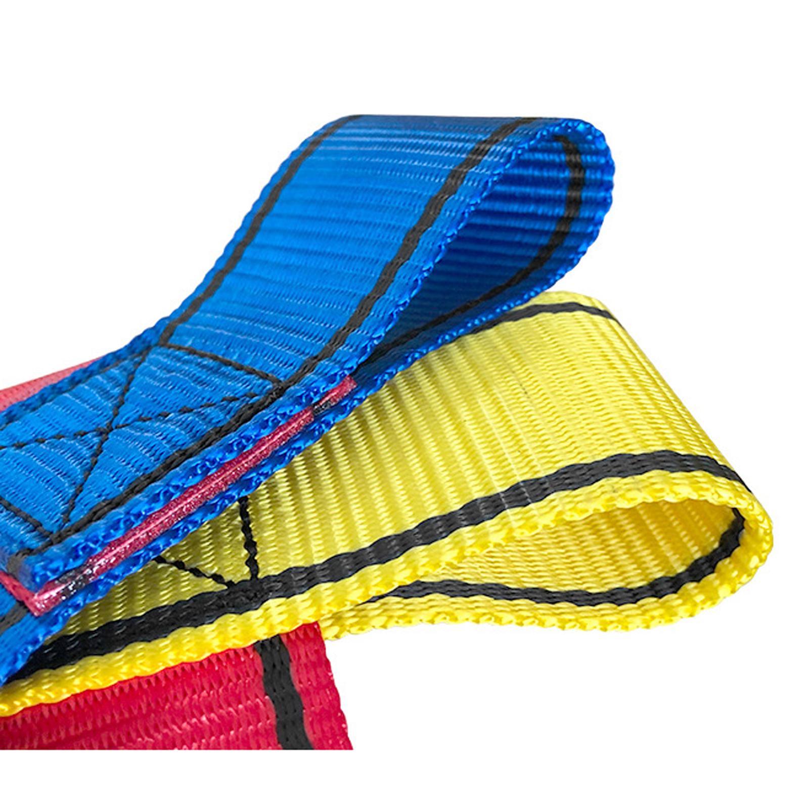 Durable Children Climbing Net Rope Ladder Coloful Webbing Climbing Plaything for Treehouse Playground Gyms Physical Training Child