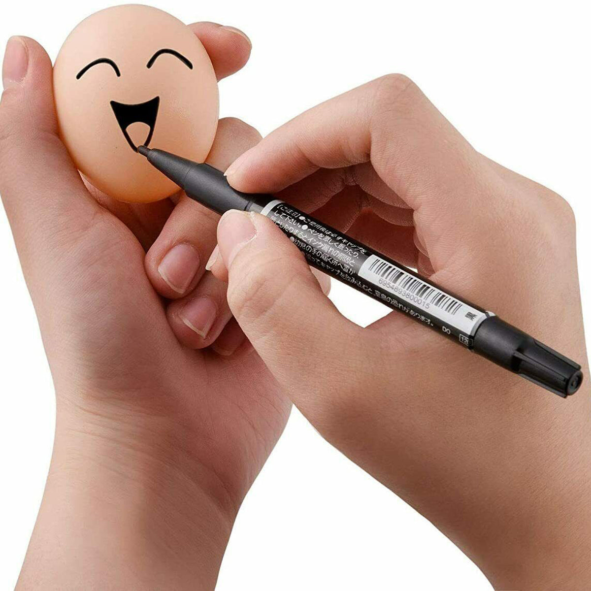 Feildoo 5PCS Plastic Fake Chicken Eggs Poultry Layer Coop Hatching Simulation for DIY Crafts Kids Painting Easter Party Home Decoration -Brown