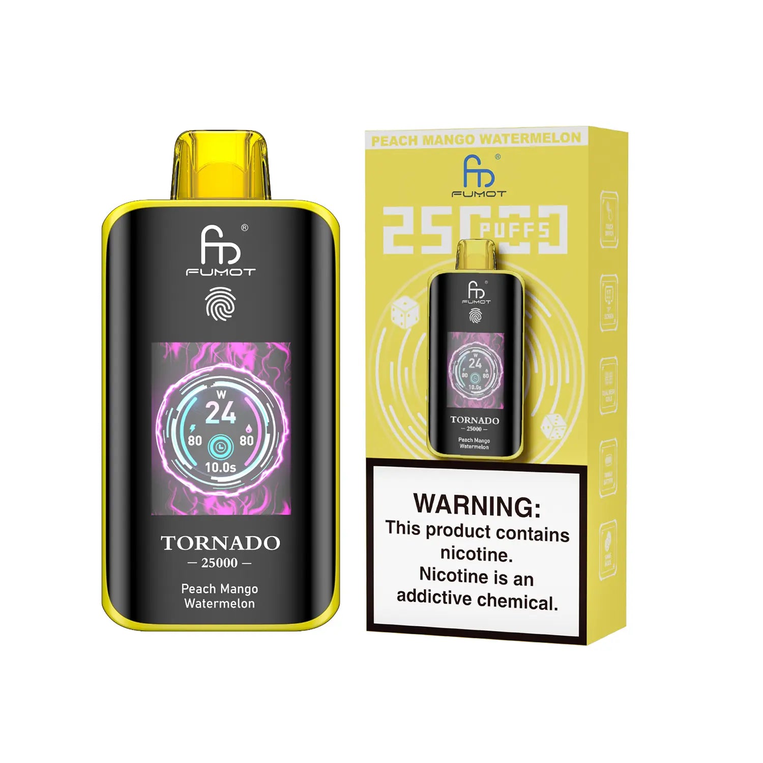 Fumot Tornado Vape 25000 - Peach Mango Watermelon
