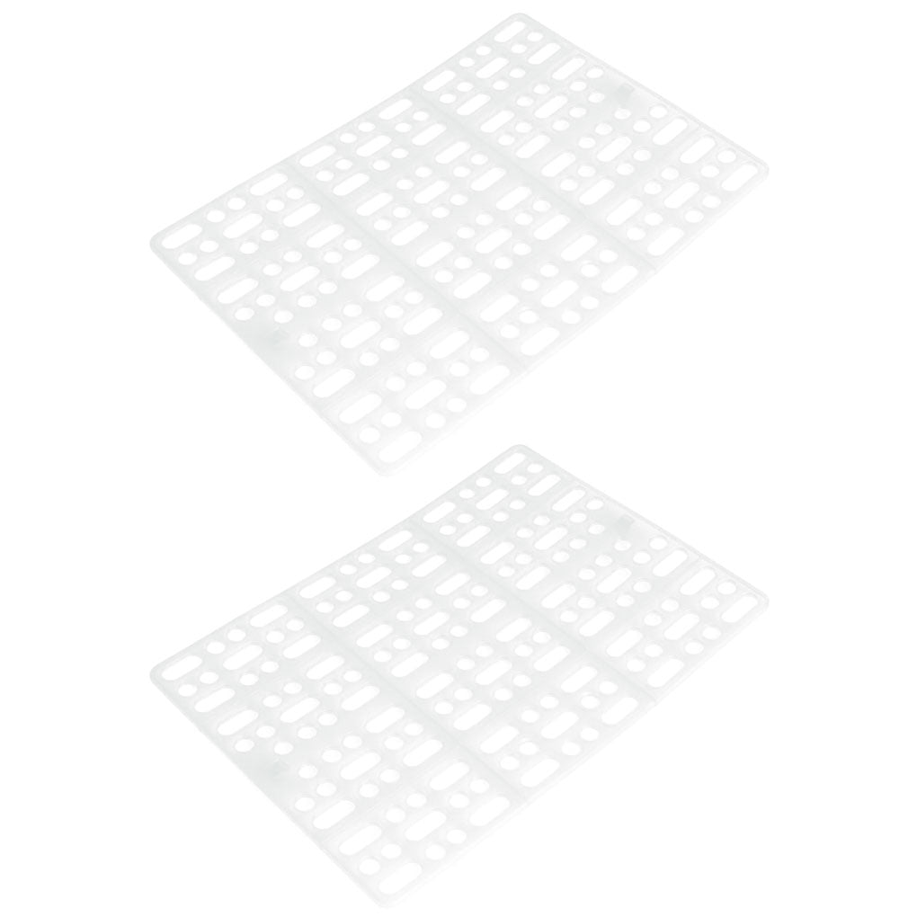 TureClos Anti-slip Pet Feet Mat Plastic Grids Pet Relax Pad Animal Cage Hole Cushion