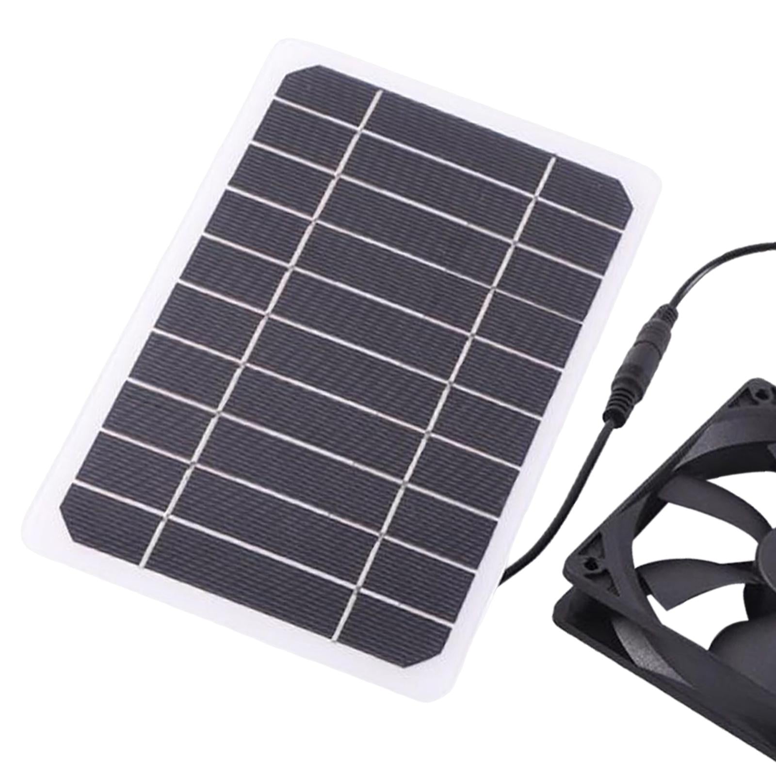 Solar Panel Exhaust Fan Waterproof for Chicken Coops