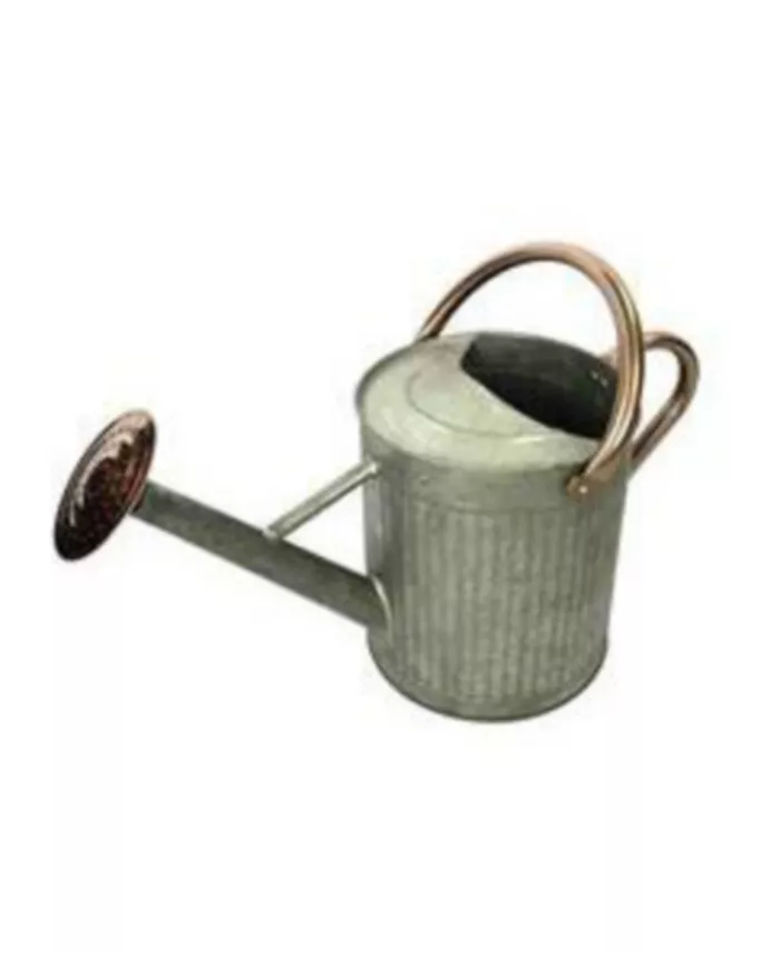Gardener's Select Gardener Select Galvanized Watering Can， Copper Handle， 0.92 Gal