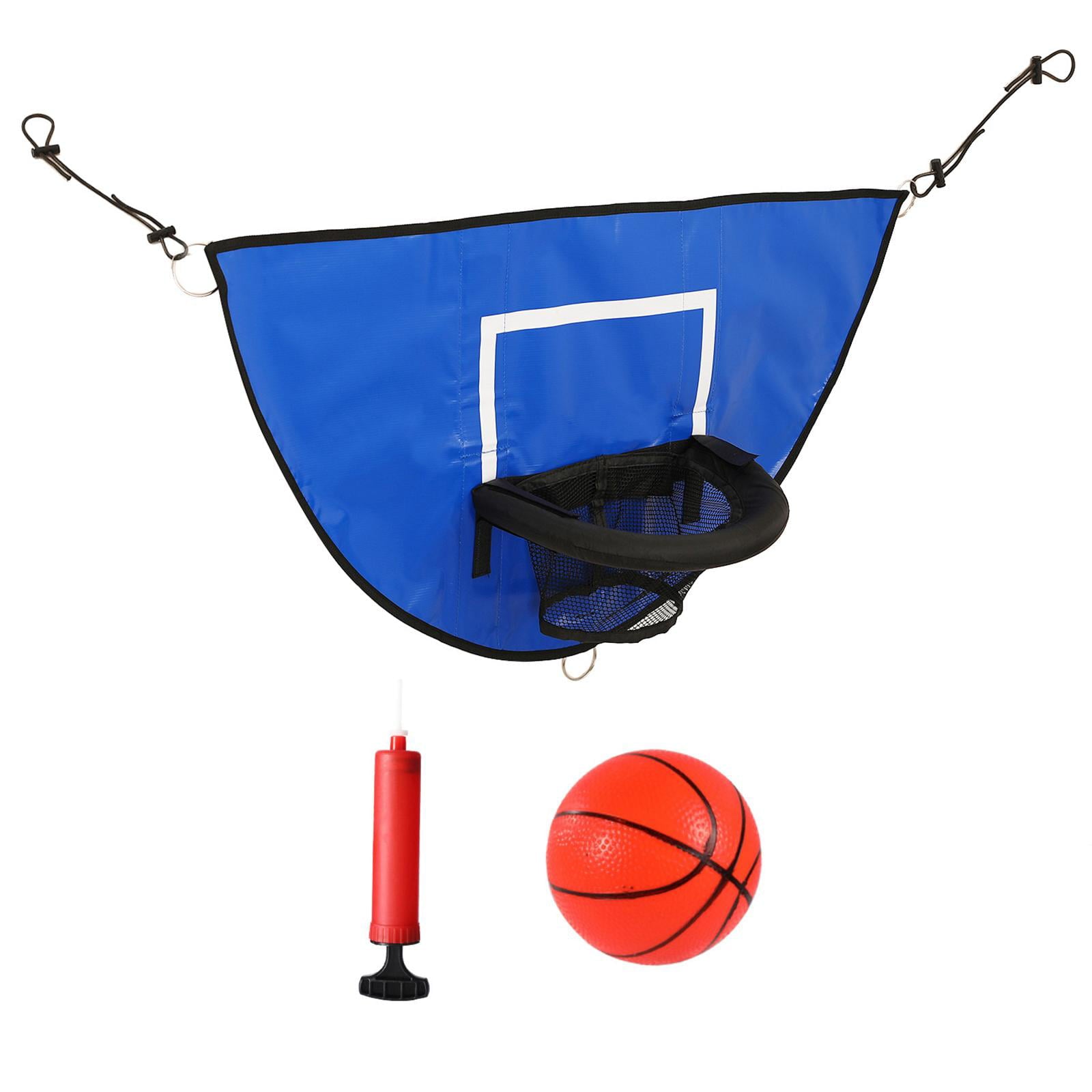 Universal Trampoline Basketball Hoop for Kids， including Small Basketball， Mini Basketball Hoop for Trampoline for Boys Girls Basketball Training