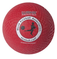 Mikasa Waka Youth Kickball， 8-1/2 Inch， Red， Rubber Cover