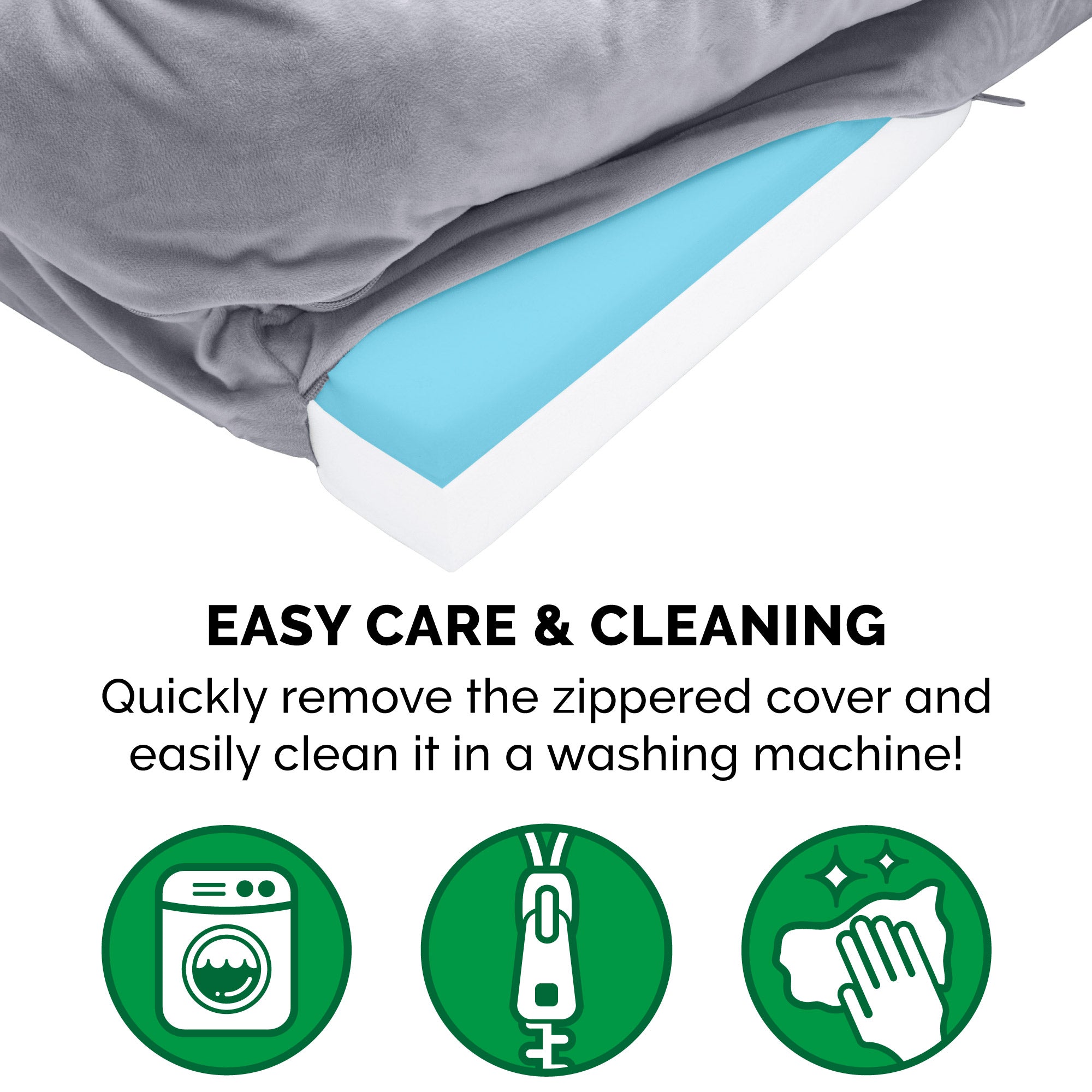 FurHaven Pet Products | Cooling Gel Memory Foam Orthopedic Perfect Comfort Velvet Waves Sofa-Style Couch Pet Bed for Dogs and Cats， Granite Gray， Jumbo