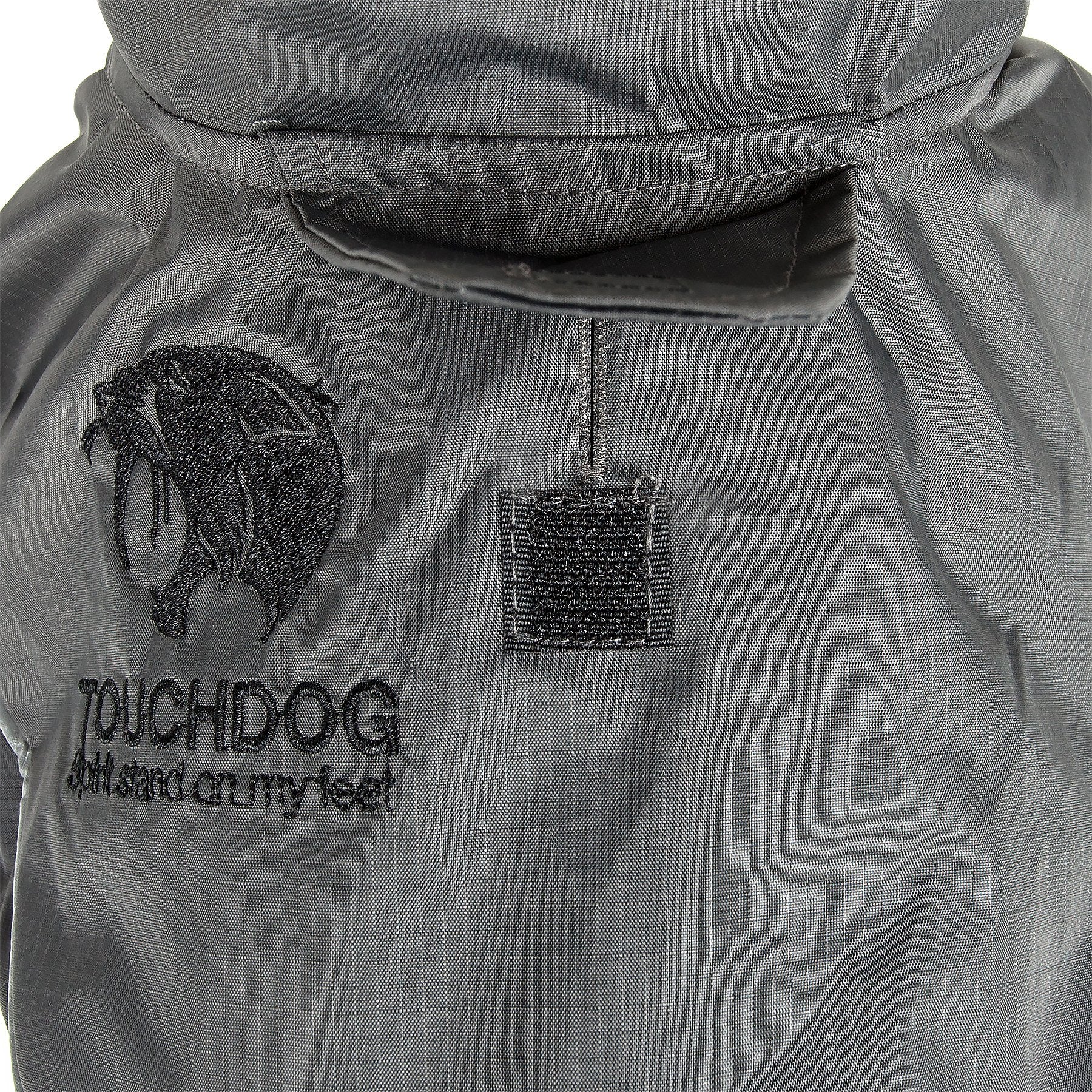 Touchdog Lightening-Shield Waterproof 2-in-1 Convertible Dog Jacket w/ Blackshark technology