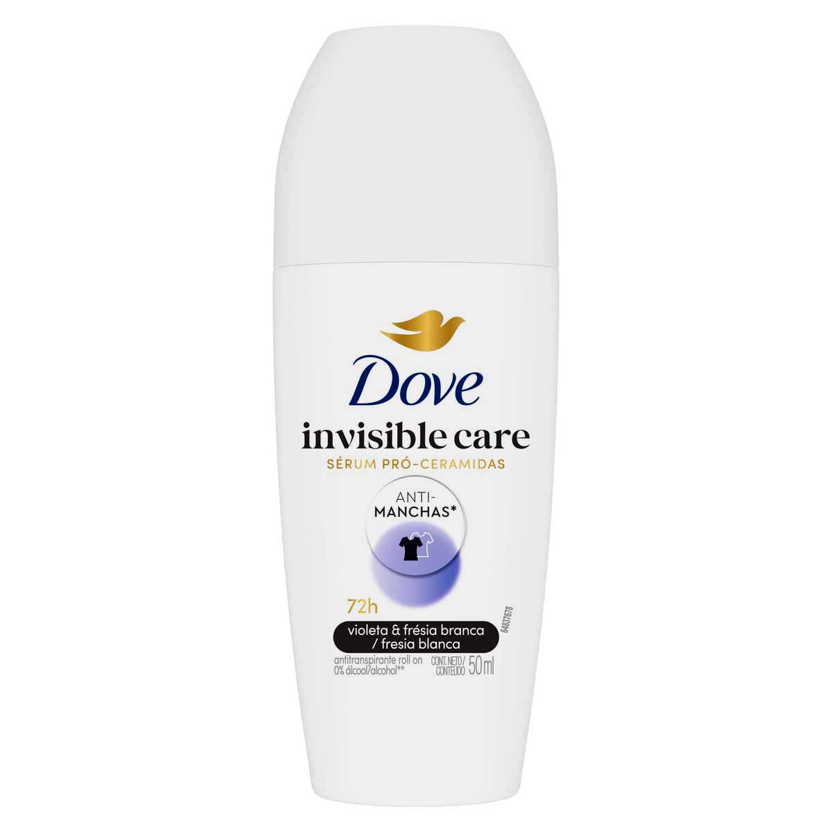 Desodorante Antitranspirante Roll-On Dove Invisible Care 50ml