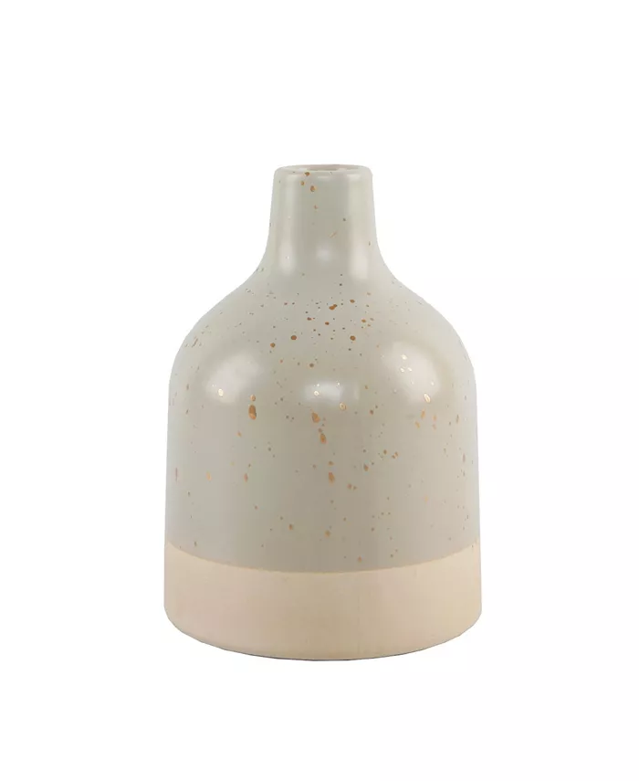 Flora Bunda Two-tone Speckle Ceramic Planter， 5