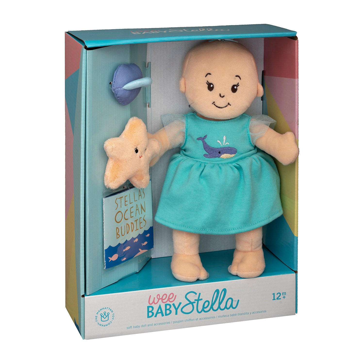 Manhattan Toy Wee Baby Stella Under the Sea 12" Soft Baby Doll Set