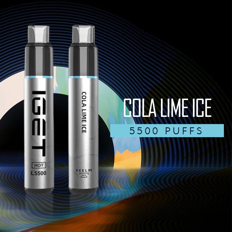 IGET Hot Cola Lime Ice – 5500 Puffs