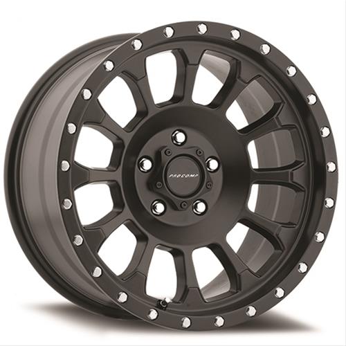 Pro Comp Wheels 5034-8983 Pro Comp Xtreme Alloys Series 5034 Rockwell Satin Black Wheels