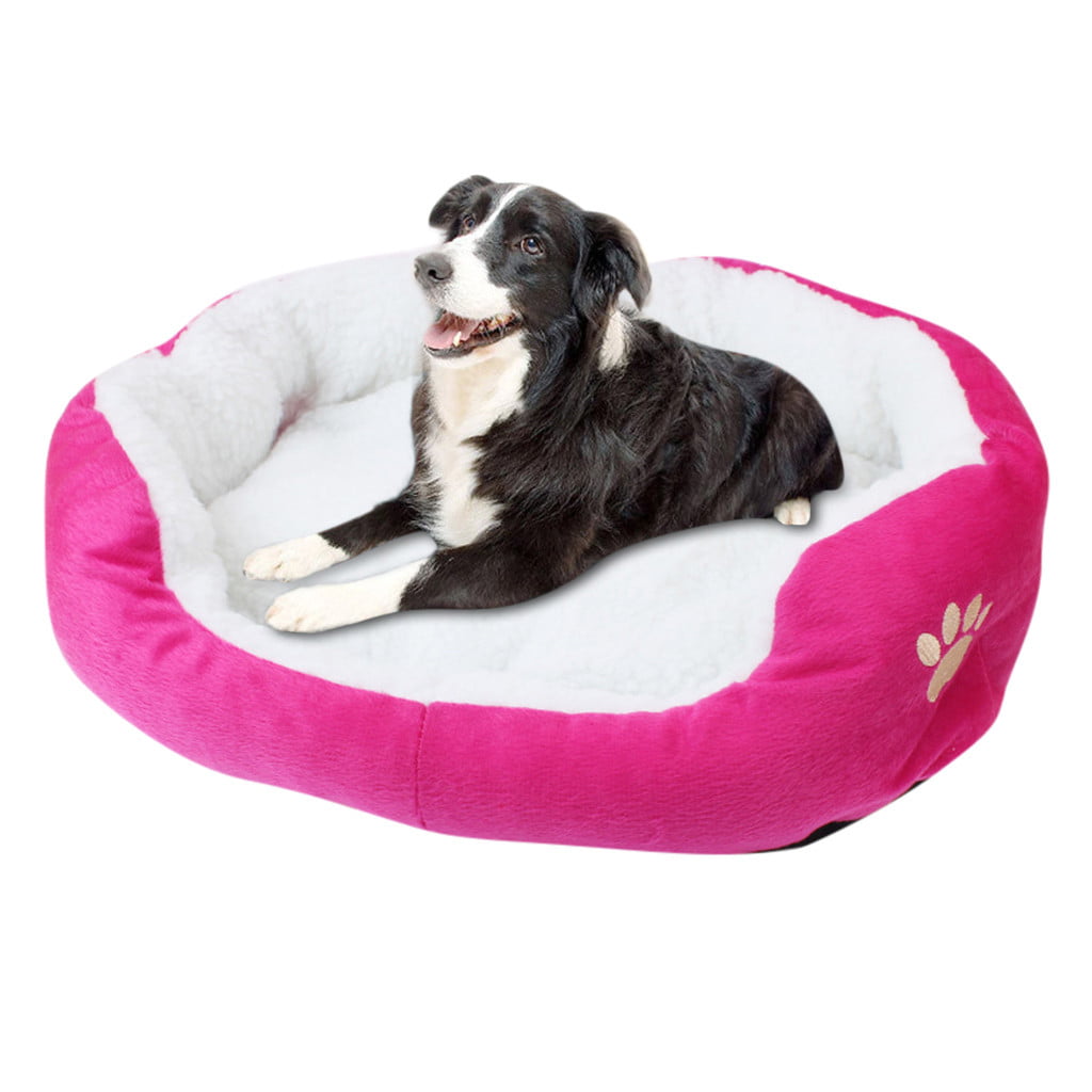 Oalirro Sales Clearance Pet Bed， Self-Warming Indoor Puppy Cushion Doghouse Soft Fleece Pet Dog Cat Bed Indoor Pillow Cuddler for Small Dogs and Cats (19.68*15.75in)