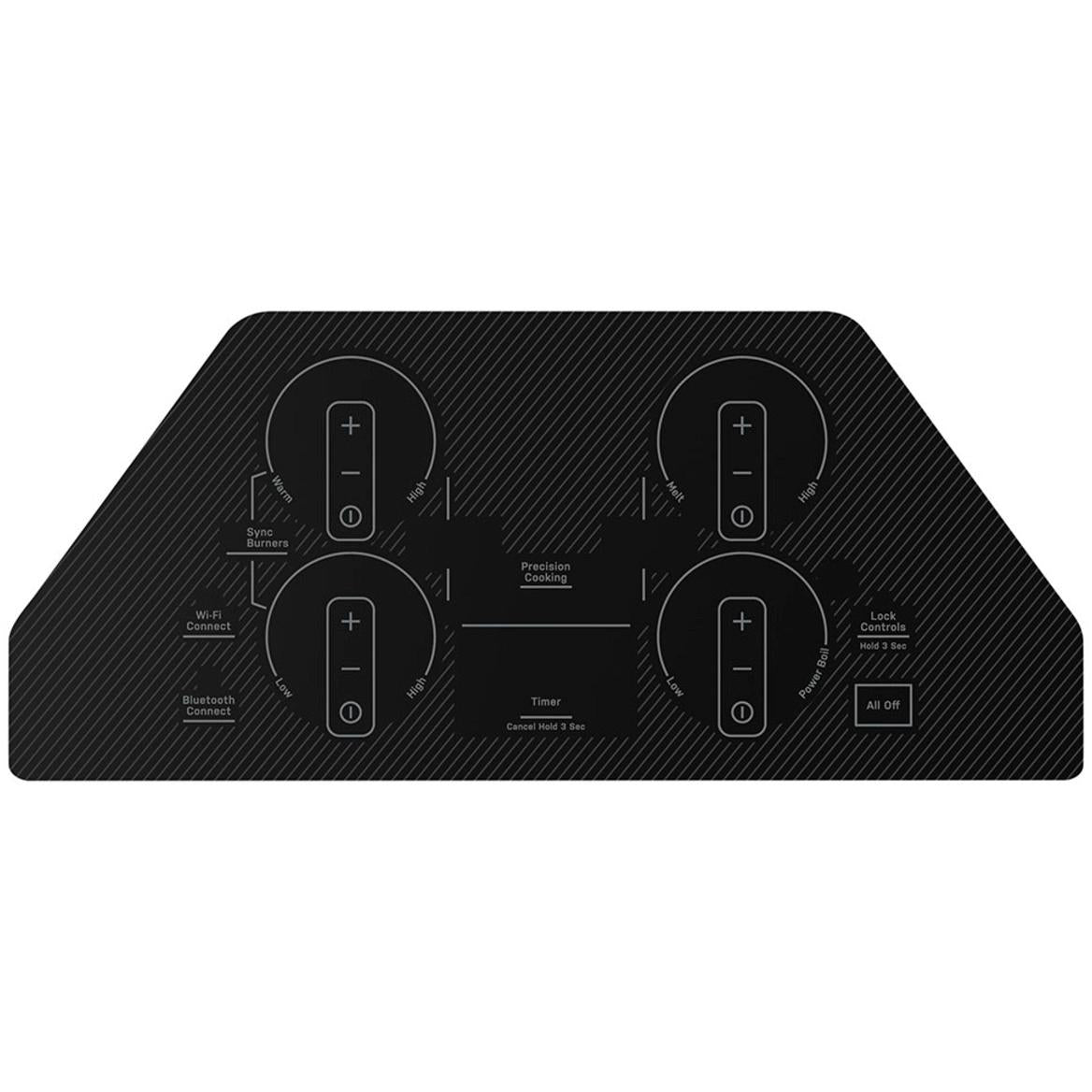 GE Profile 30-inch Built-in Electric Cooktop With Wi-Fi PEP7030DTBB