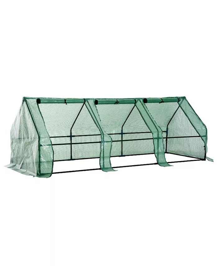 Outsunny 9'x3'x3' Greenhouse Gardening Flower Plants Yard Green House Tunnel