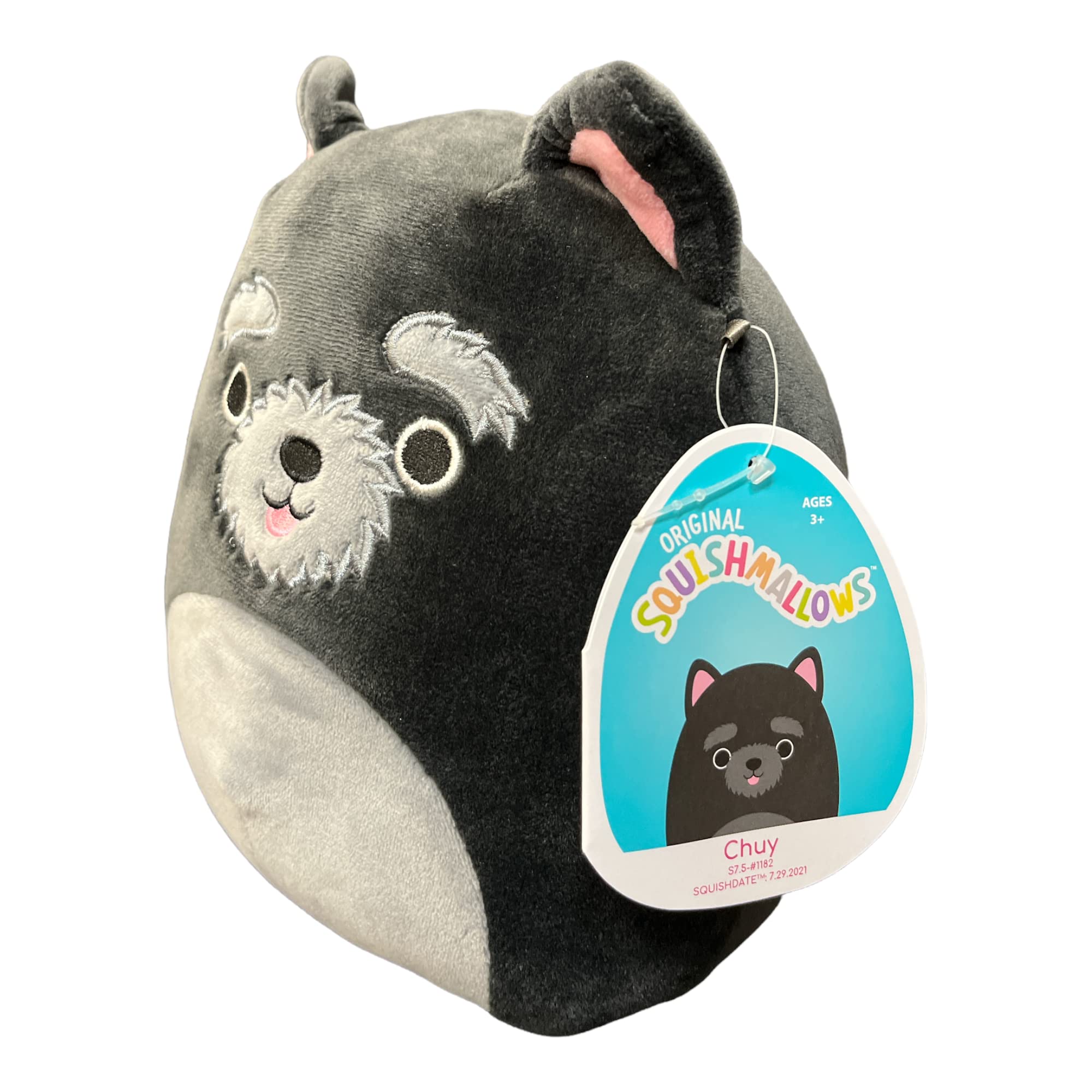 Squishmallows Official Kellytoy Plush 7.5 Inch Squishy Stuffed Toy Animal (Chuy Cairn Terrier)