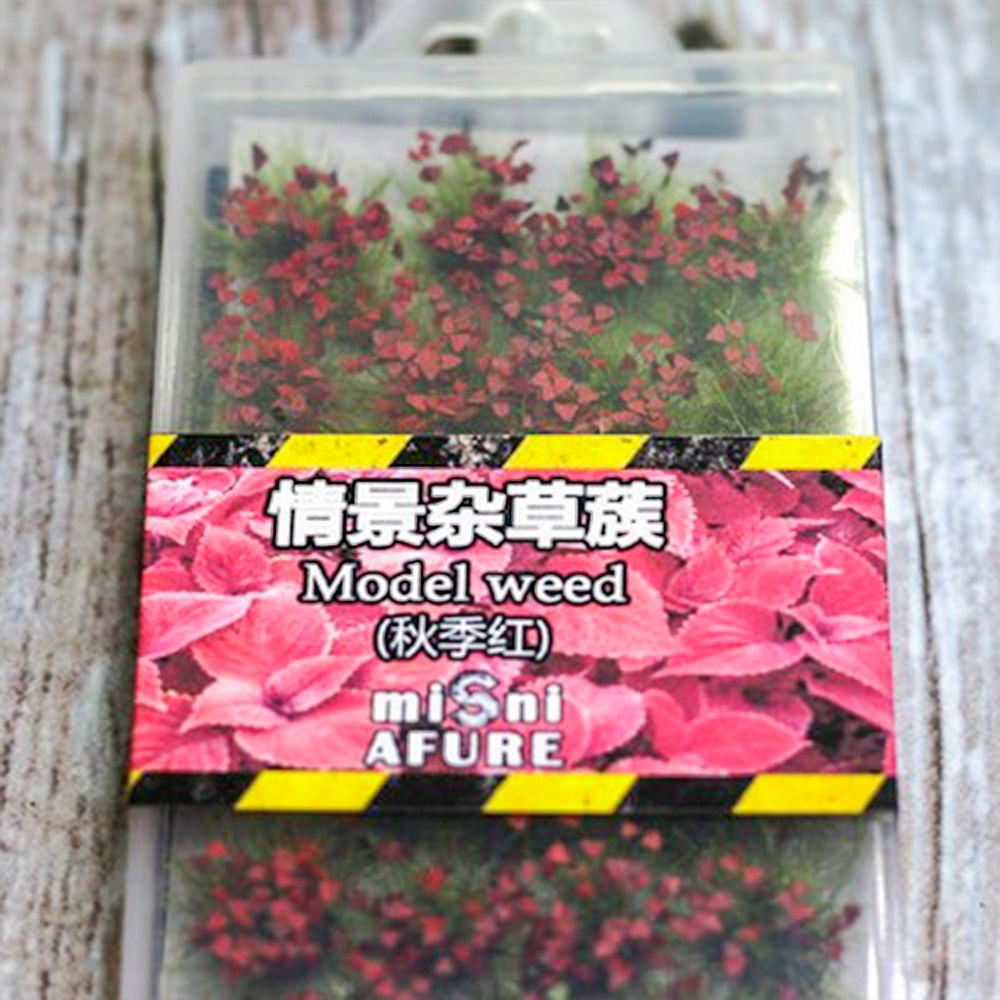 Miniatures Handmade Bush Scale Train Landscape Scene Simulated Building Grass Mate Doll Grass Model Simulation Model Grass Tuft TYPE B